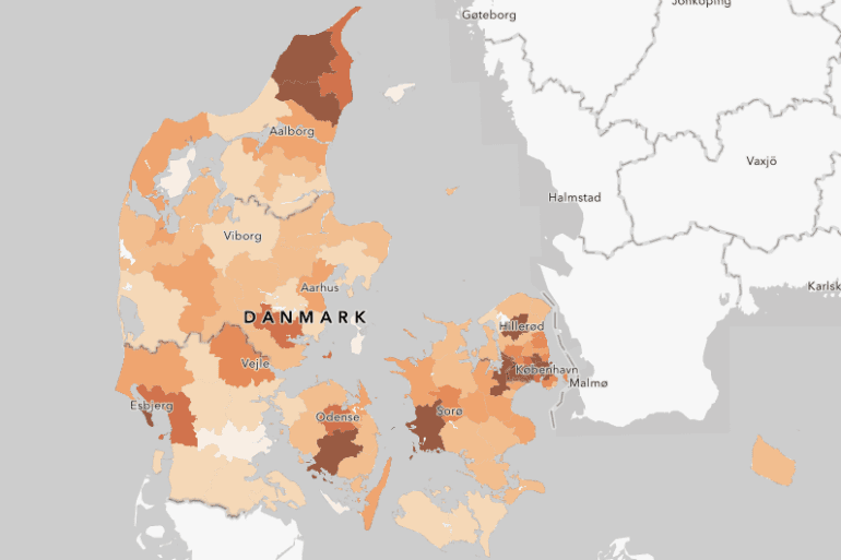 Kun fem kommuner har haft en smittefri uge