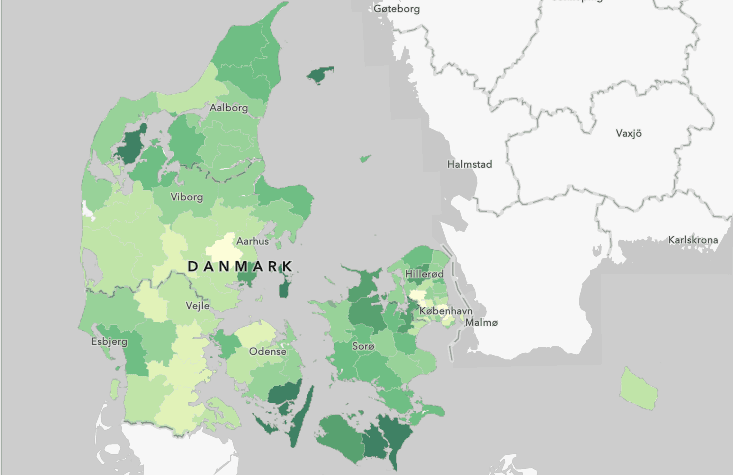 Nyt dagligt kort viser status på vaccinationer