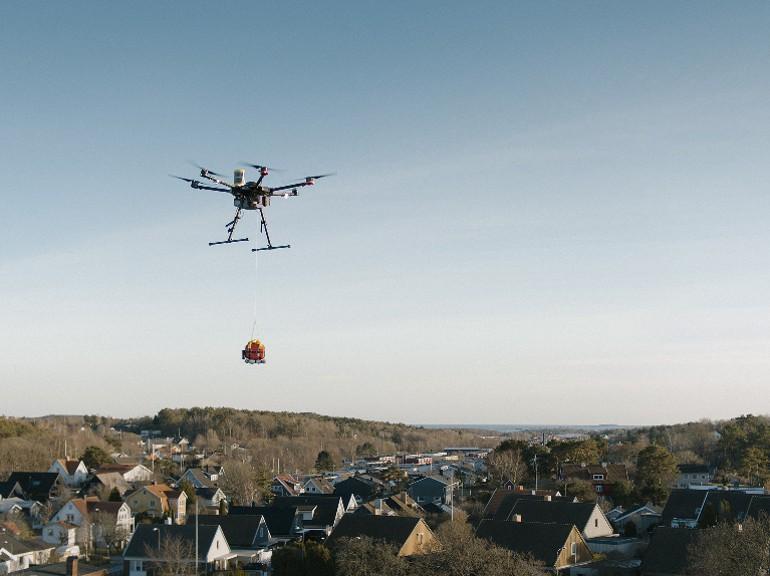 Hjertestarterdrone har været ude til sit første hjertestop